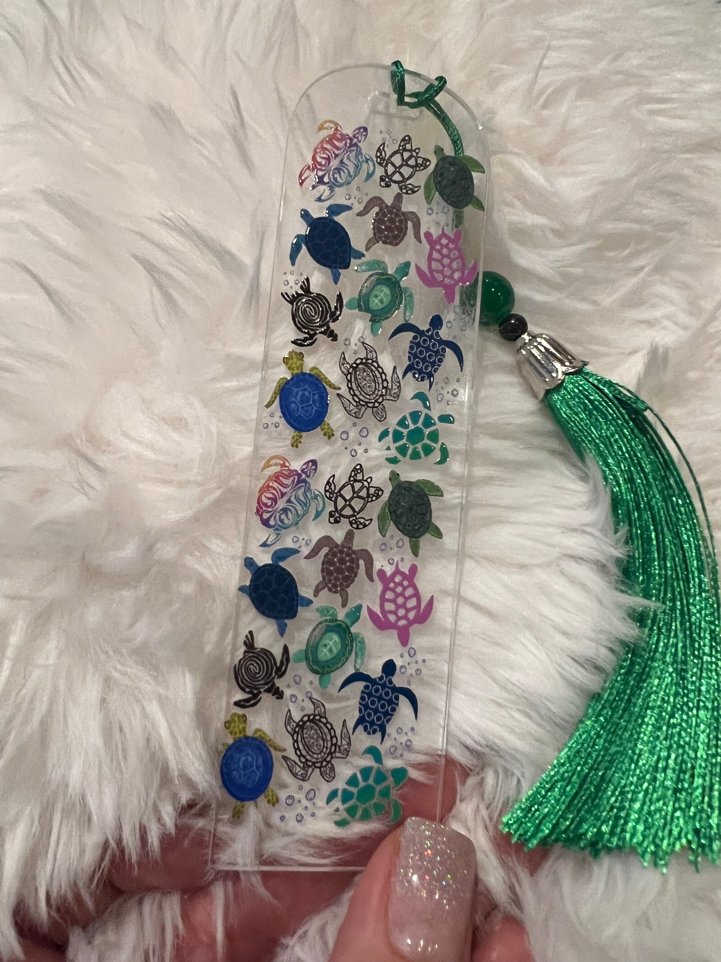 Acrylic Bookmark with tassel