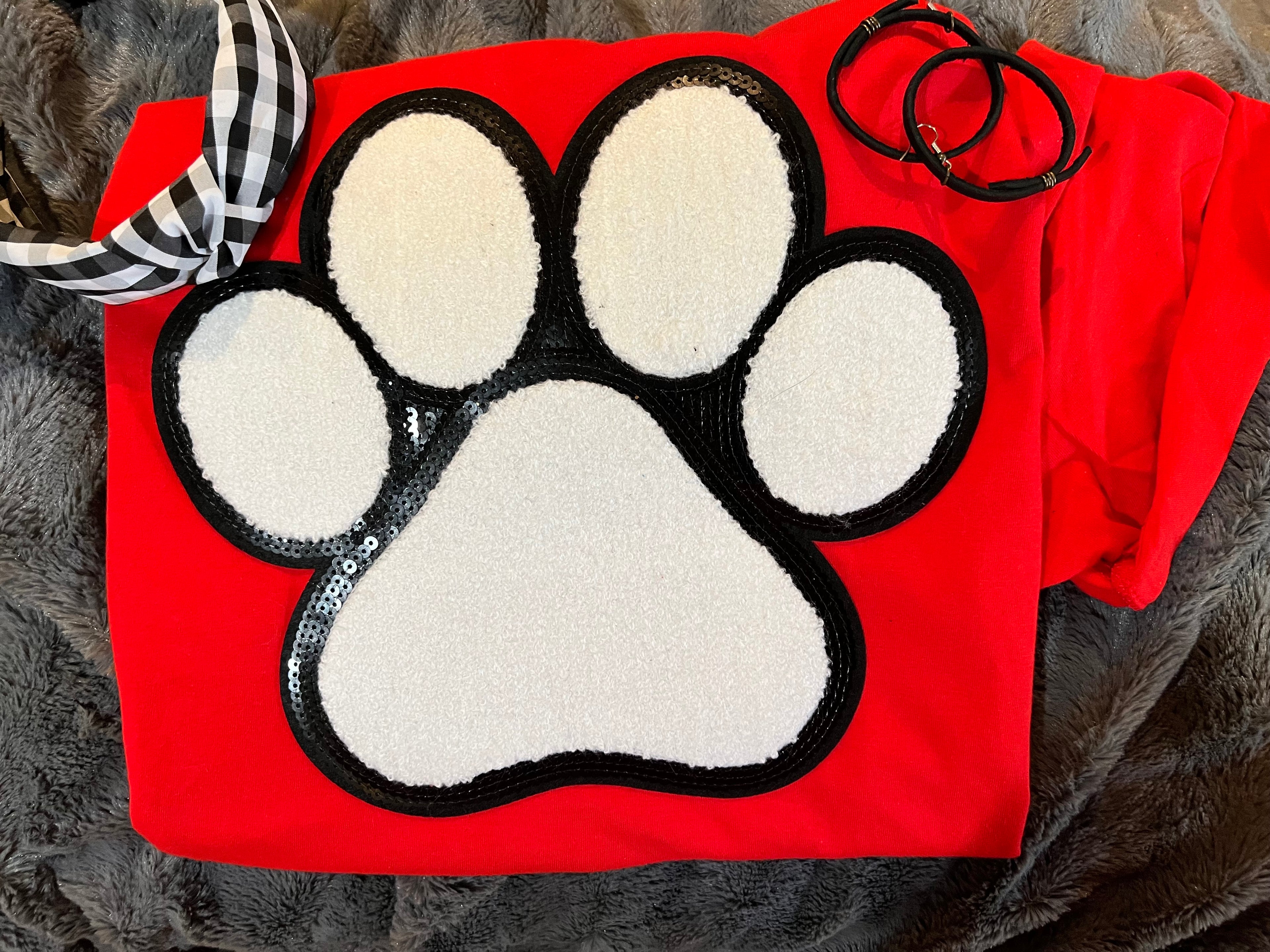 Paw Chenille Patch