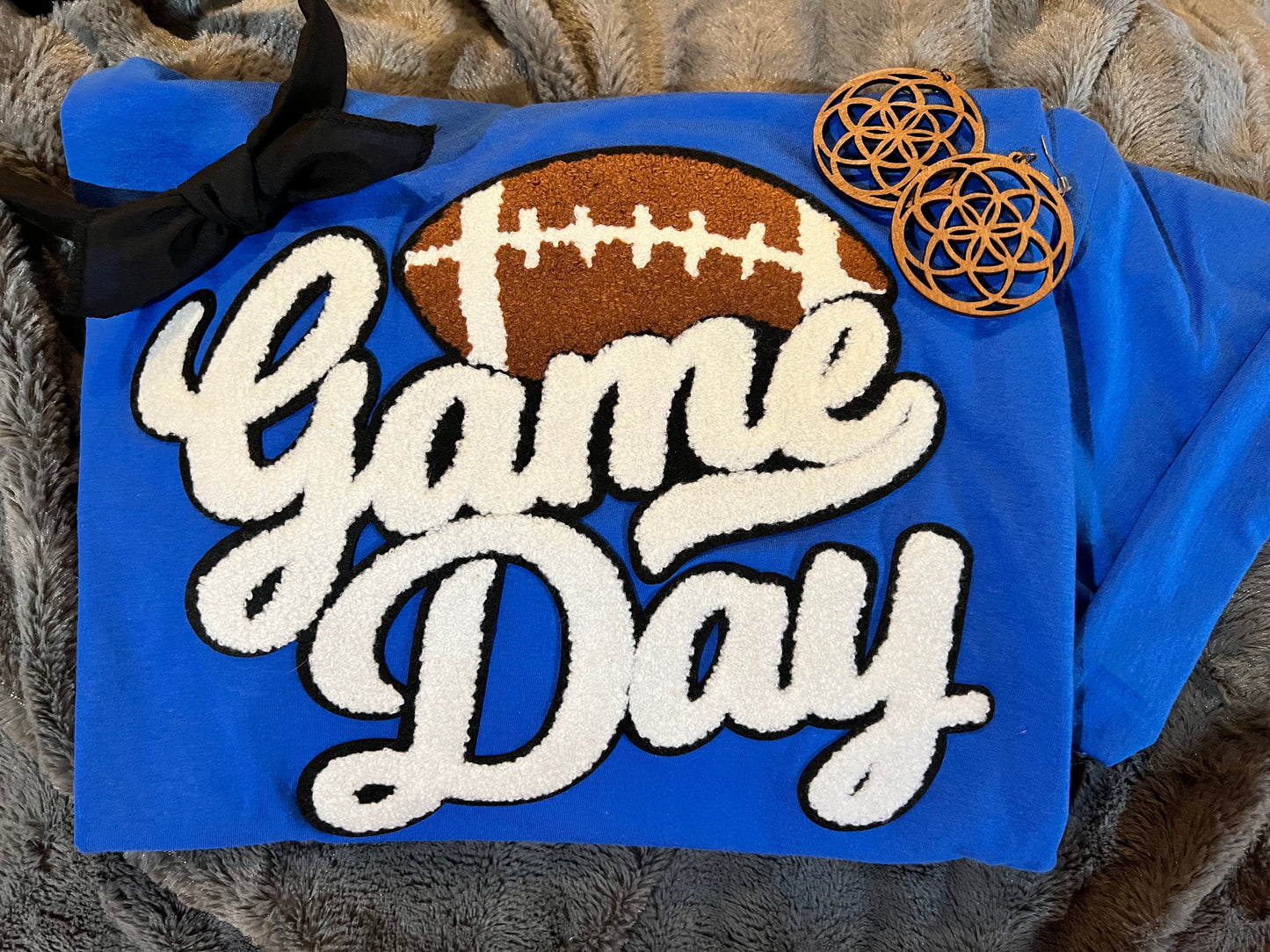 Game Day Football Chenille Patch