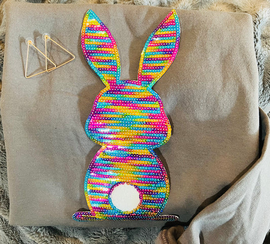 Rainbow Sequin Bunny