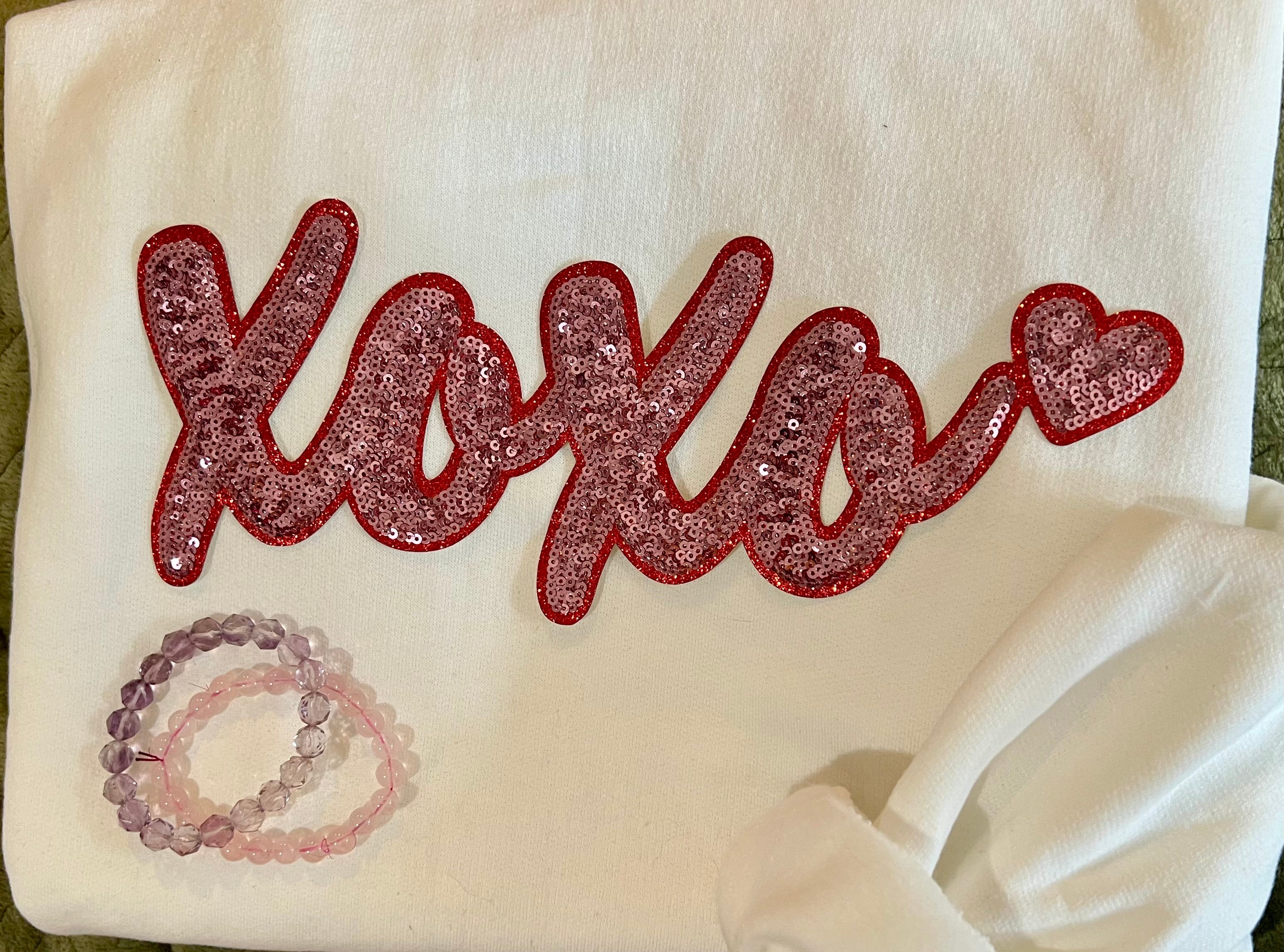 PINK XOXO- Sequin