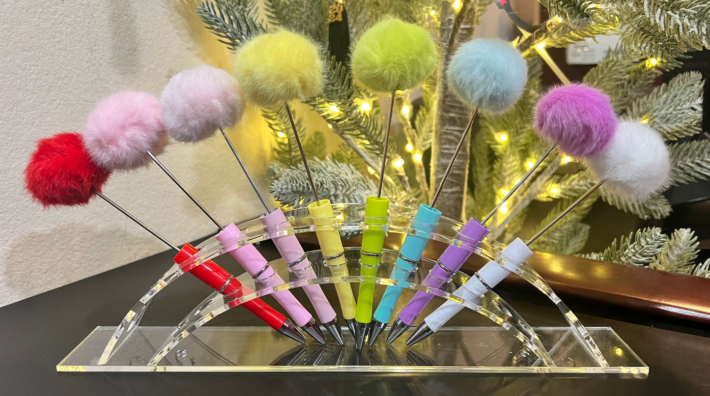 Pom Pom Beadable Pen