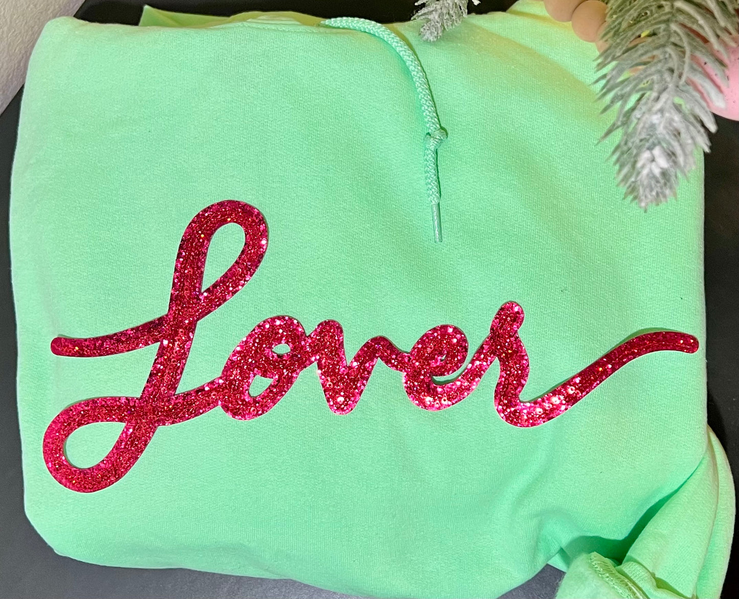 Lover Glitter patch